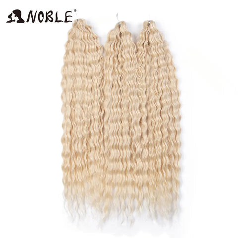 Noble Hair Synthetic Twist Crochet Curly Hair 24 Inch Ombre