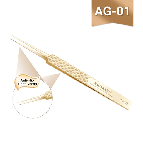 NAGARAKU Precision Fiber Tip Tweezer for Professional Eyelash Extensions