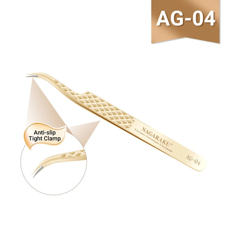 NAGARAKU Precision Fiber Tip Tweezer for Professional Eyelash Extensions