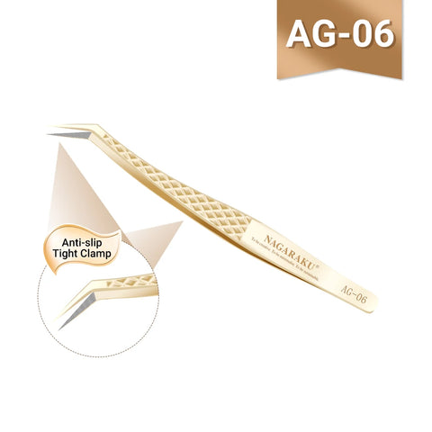 NAGARAKU Precision Fiber Tip Tweezer for Professional Eyelash Extensions