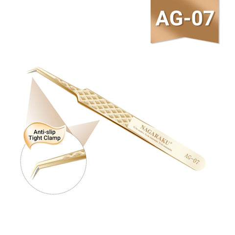 NAGARAKU Precision Fiber Tip Tweezer for Professional Eyelash Extensions