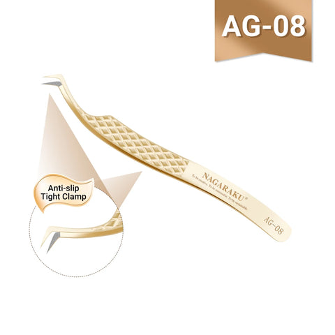 NAGARAKU Precision Fiber Tip Tweezer for Professional Eyelash Extensions