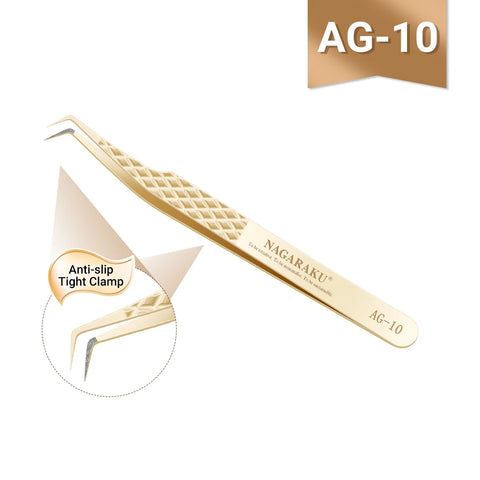 NAGARAKU Precision Fiber Tip Tweezer for Professional Eyelash Extensions