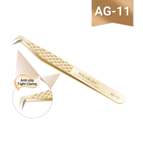 NAGARAKU Precision Fiber Tip Tweezer for Professional Eyelash Extensions