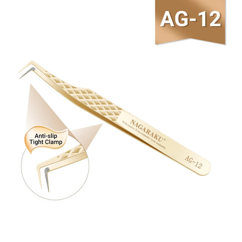 NAGARAKU Precision Fiber Tip Tweezer for Professional Eyelash Extensions