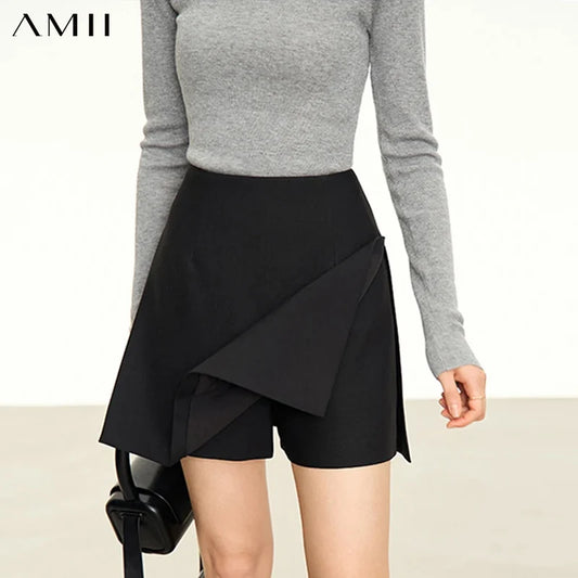 AMII Minimalism Casual Skirts for Women