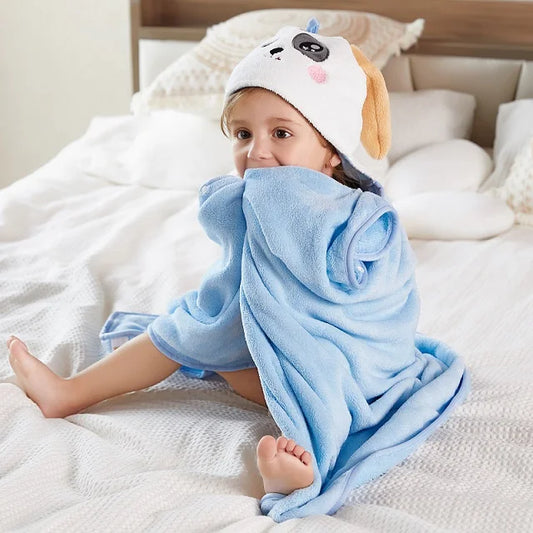 MICHLEY Unisex Cute Hooded Bath Baby Towel