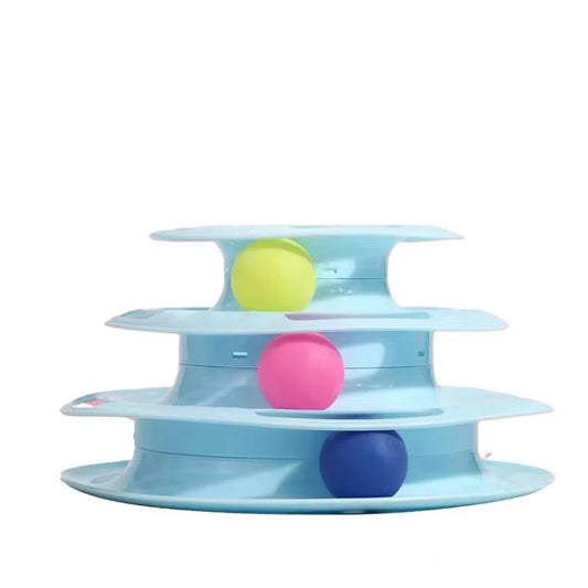 Three-Layer Ball Cat Turntable Toy