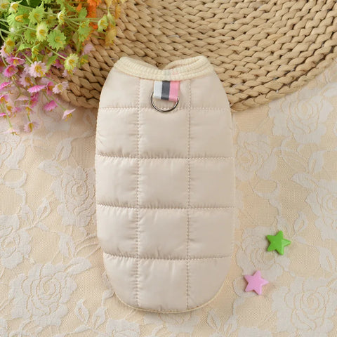 Winter Warm Dog Coat Jacket for Small Dogs - Windproof Padded Pet Clothing