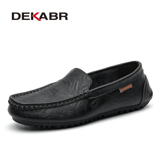 DEKABR Herren-Loafer aus echtem Leder – lässig und bequem 