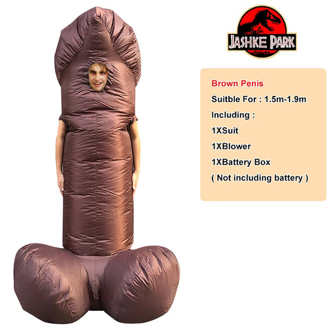 Inflatable Penis Costume for Adults - Fun & Sexy Jumpsuit