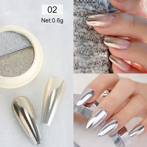 Superbright Metallic Glitter Powder for Nail Art