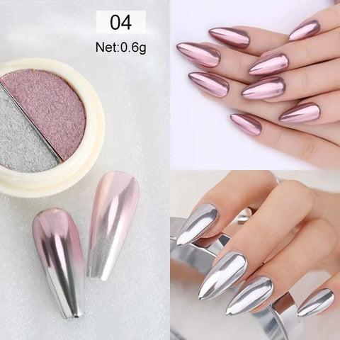 Superbright Metallic Glitter Powder for Nail Art