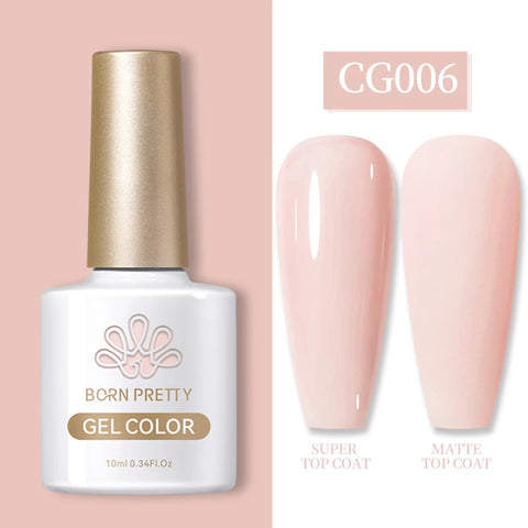 BORN PRETTY 10ml Clear Blooms Gel Polish for Marble Nail Art