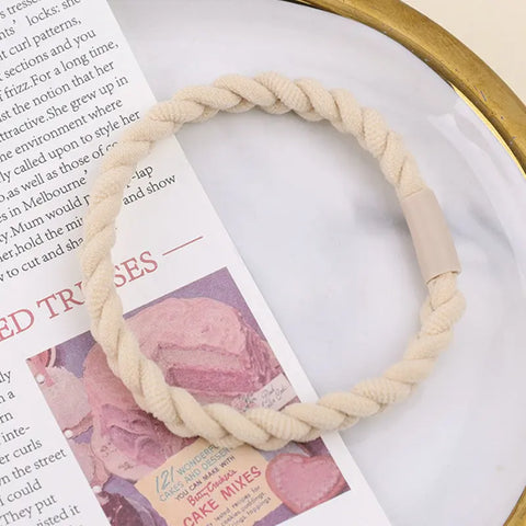 High Elasticity Solid Color Hair Bands for Women and Girls - 1-10PCS