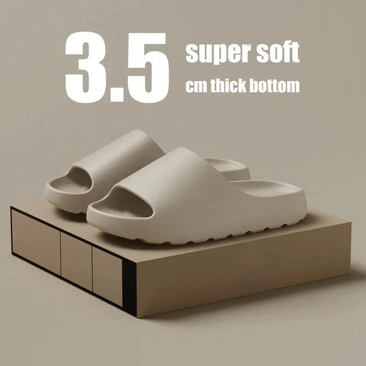 Coconut Slippers: Cloud Thick-soled Sandals for Men & Women