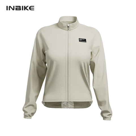 INBIKE Long Sleeve Women’s Windbreaker Cycling Biking Jacket - Lightweight, Windproof with Pockets