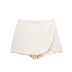 MUJER 2025 Black Mini Skirt Shorts