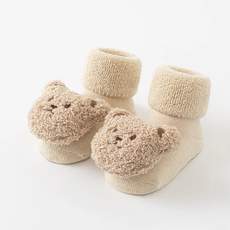 Cute Bear Baby Socks for Boys & Girls