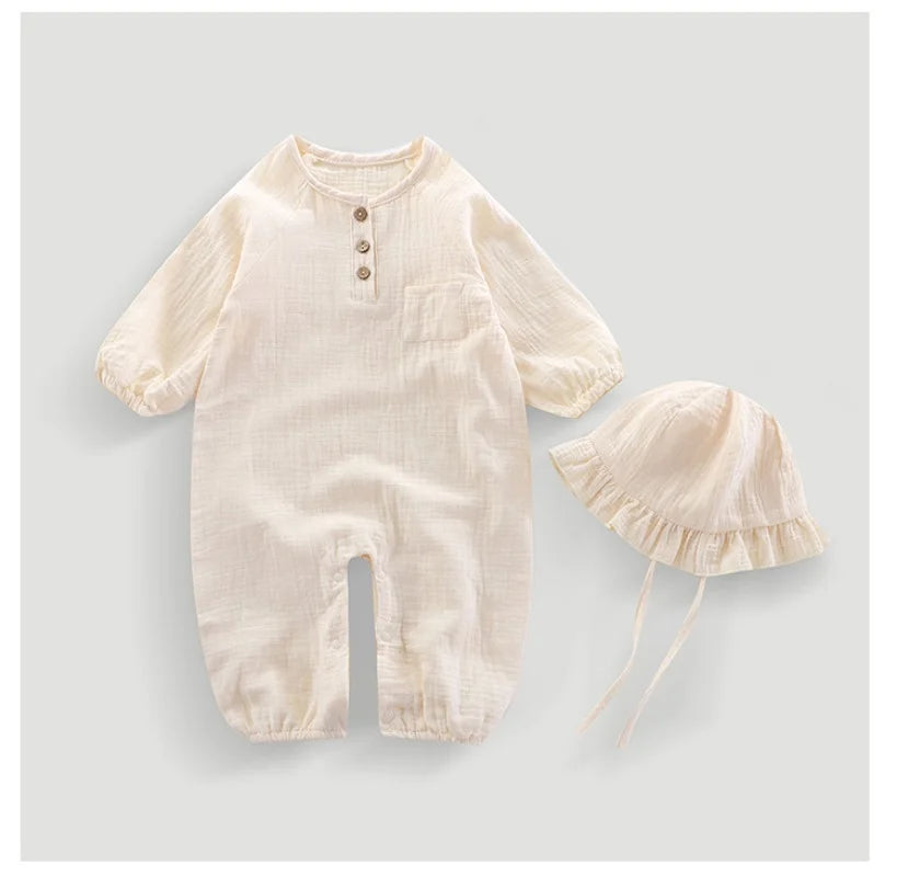Baby Muslin Jumpsuit for Infants