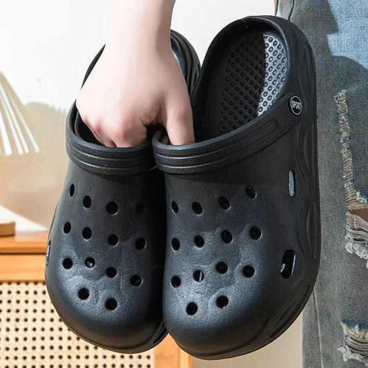 Summer Hollow Out Closed Toe Non-slip Sandals
