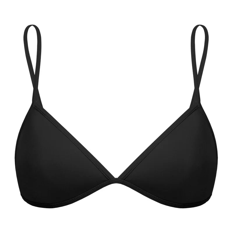 FINETOO Sexy Thin Seamless Triangle Cup Bra