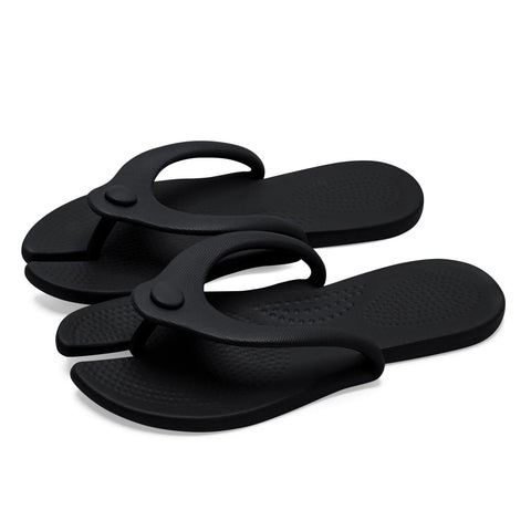 EVA Women Flip Flops - Foldable Detachable Beach Slippers
