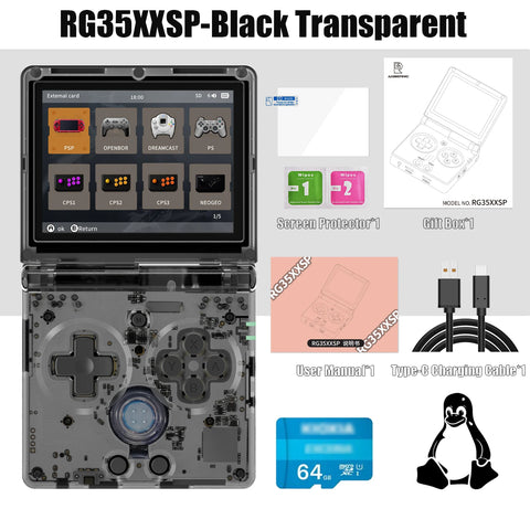 ANBERNIC RG35XXSP Flip Handheld Game Console