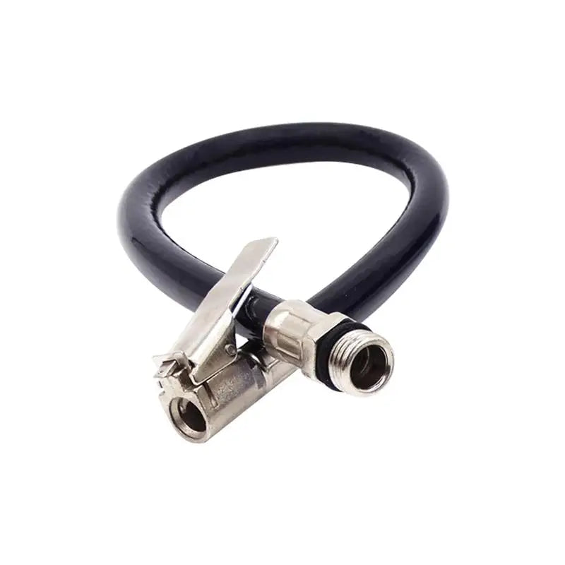 Portable Tire Inflator Hose - Essential Rubber Air Compressor Pipe for Cars and Motorbikes