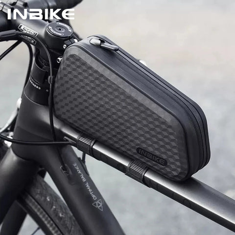 INBIKE Slim Front Frame Top Tube Bag - Waterproof Bicycle Handlebar Bag for Mountain and Road Bikes