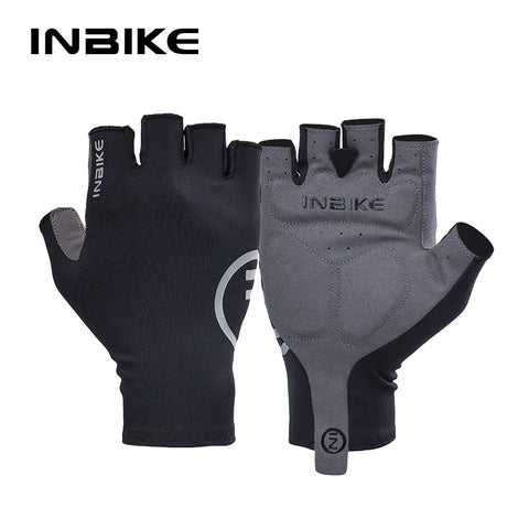 INBIKE Zomer MTB Fiets Handschoenen voor Heren - Halfvinger Gel Gevoerde Fiets Handschoenen