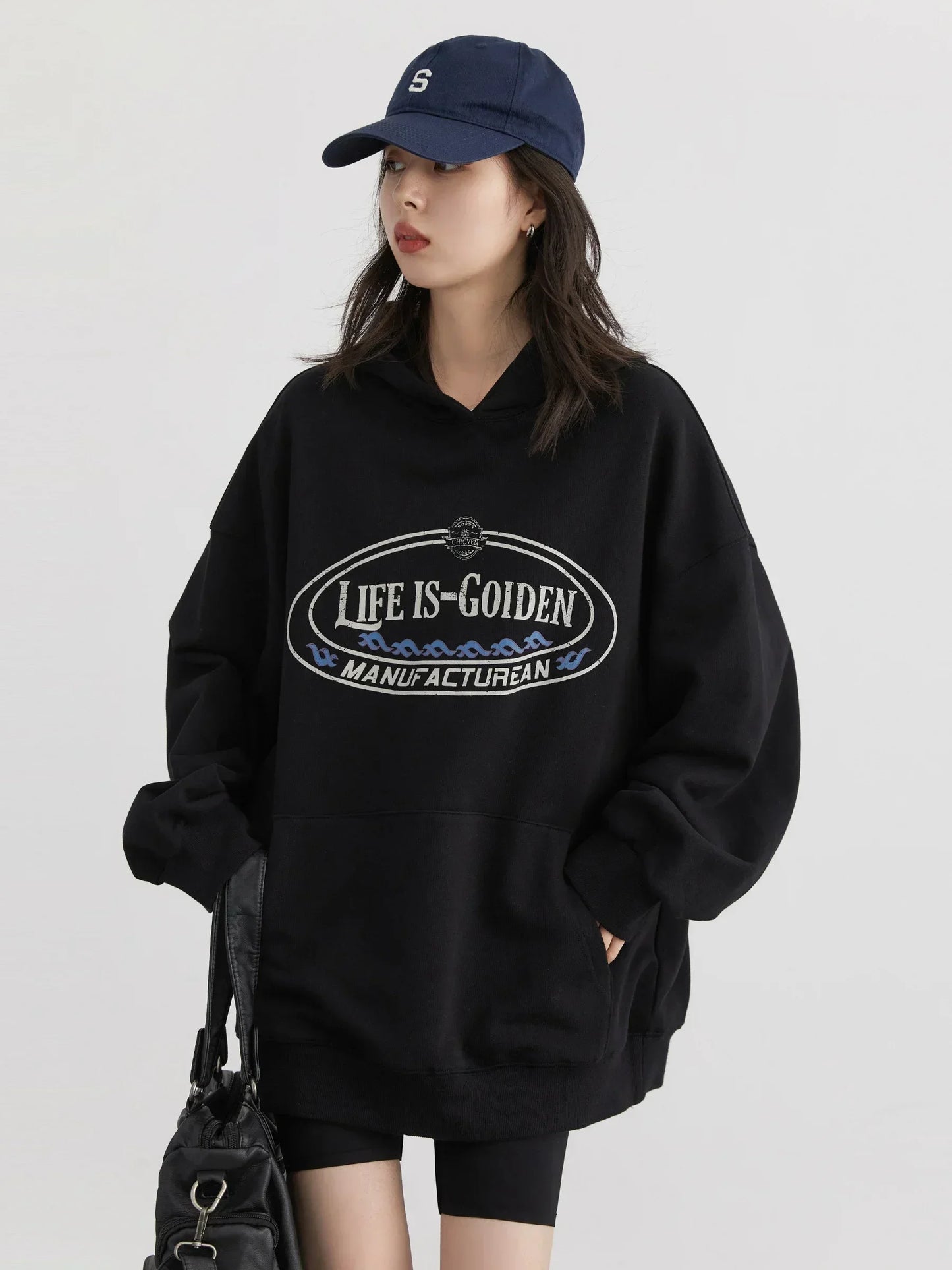 CHIC VEN Women Retro Hooded Sweatshirt