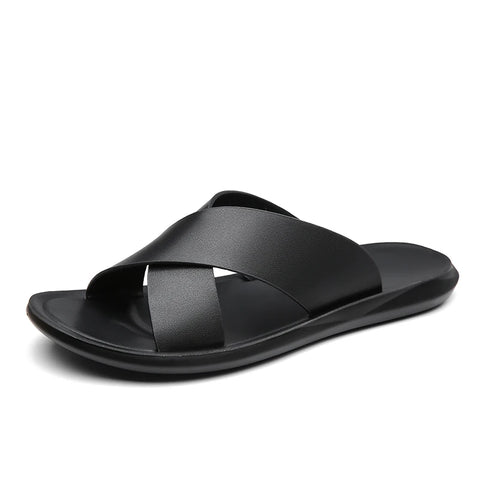 Men's Leather Summer Walking Sandals