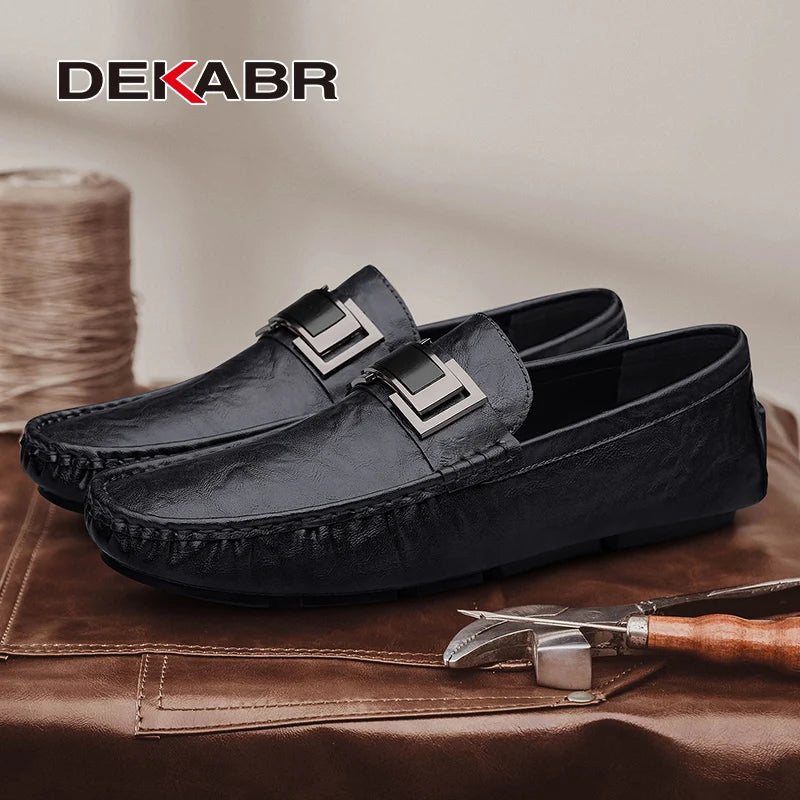 DEKABR Herenmode Loafers - Comfortabele Instappers