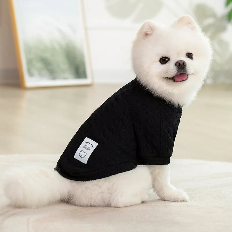 Cozy Pet Dog Warm Sweaters for Autumn and Winter - Stylish Knitwear for Cats and Puppies