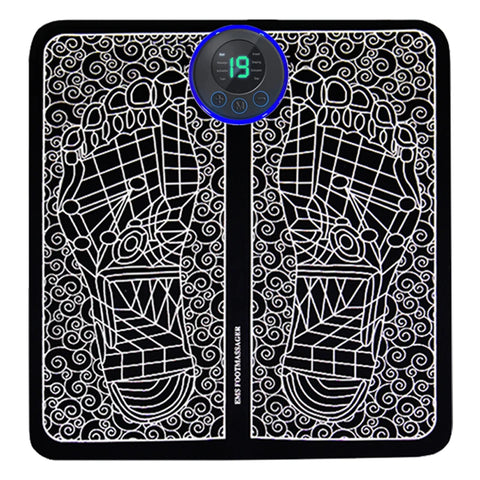 Electric Foot Massager Pad for Relaxation and Recovery - Ideal for Home and Outdoor Use
