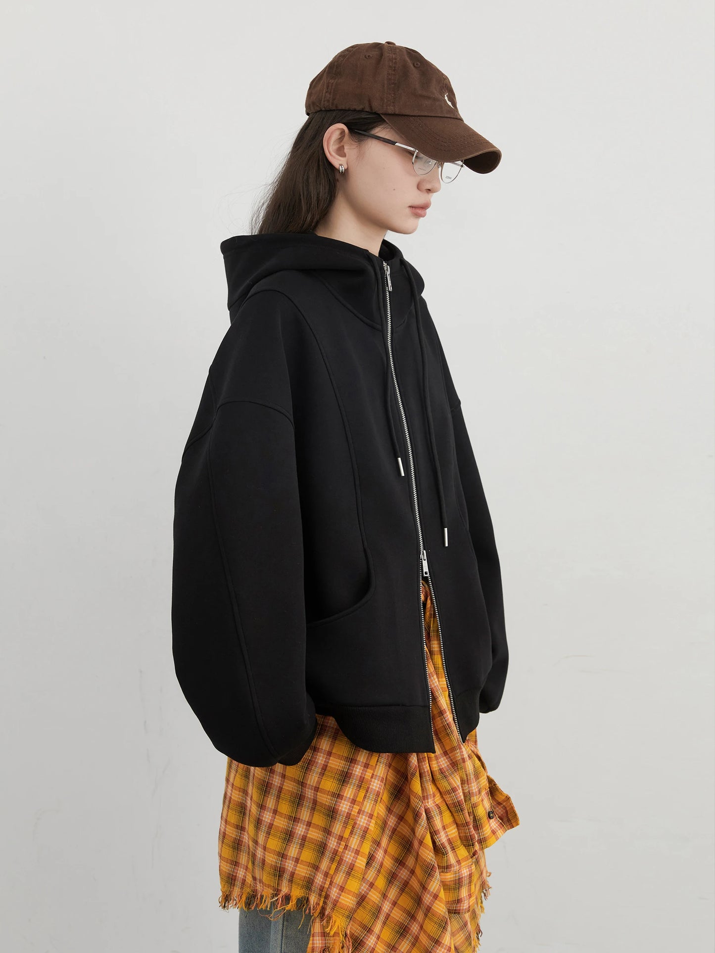 CHIC VEN Women Drawstring Hooded Sweatshirt