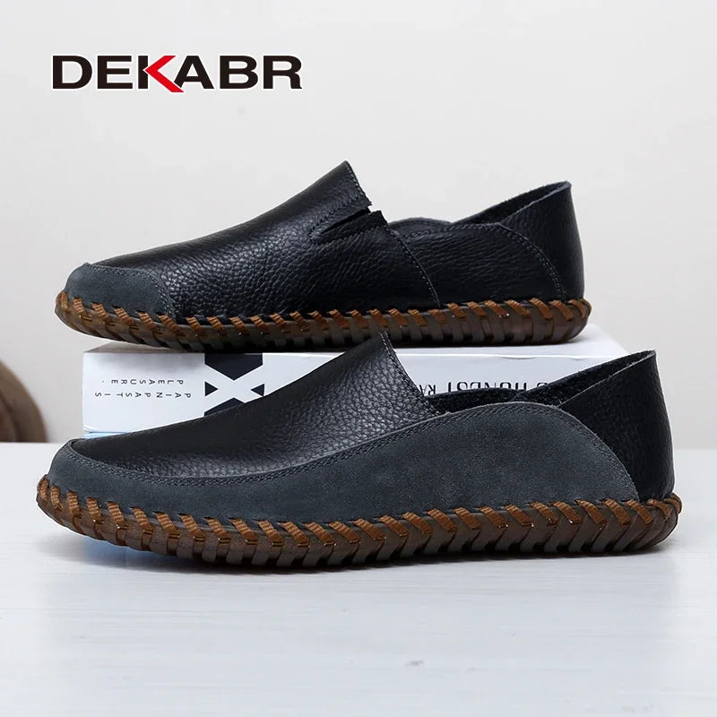 DEKABR Echte leren schoenen voor heren