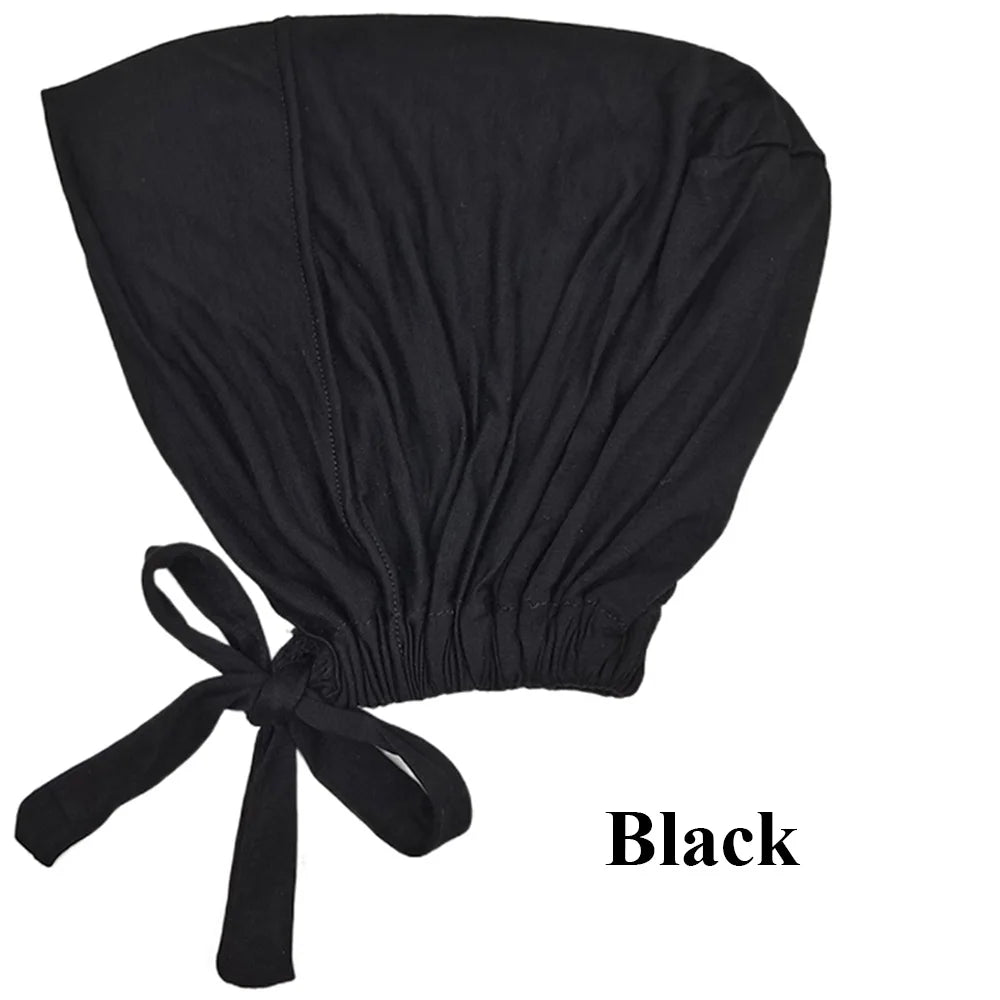 Soft Modal Muslim Turban Hat - Elegant Inner Hijab Caps for Women