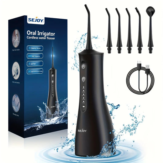 SEJOY Dental Oral Irrigator - Portable Teeth Cleaner