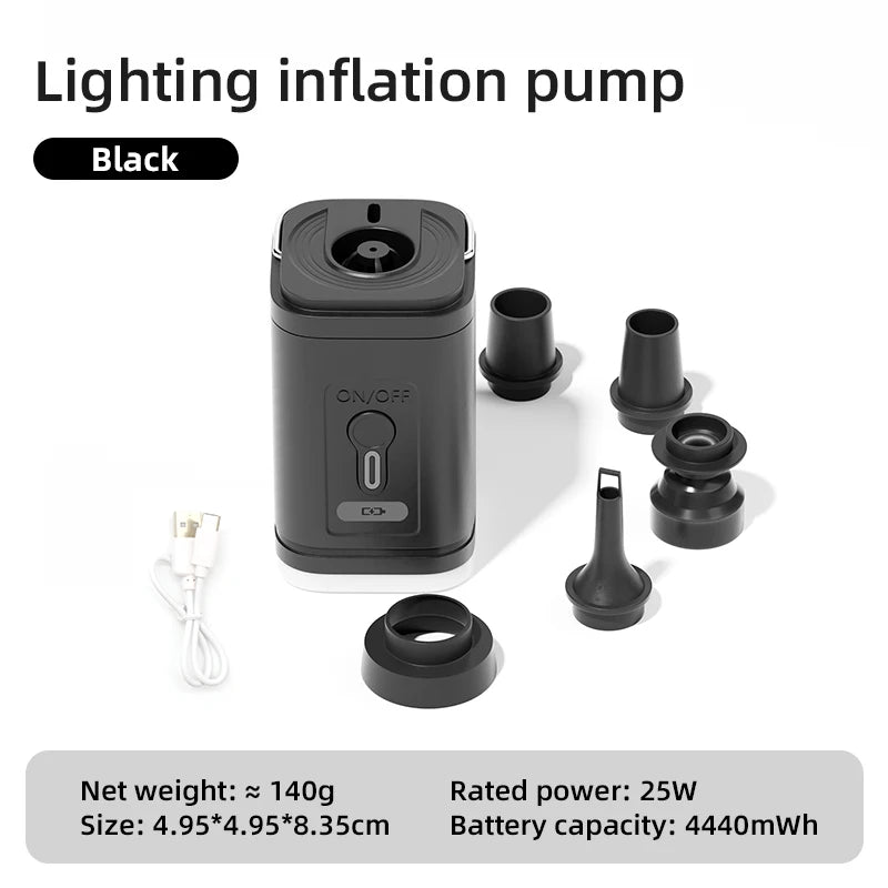Portable Wireless Electric Air Pump for Inflatable Beds, Cushions, and More
