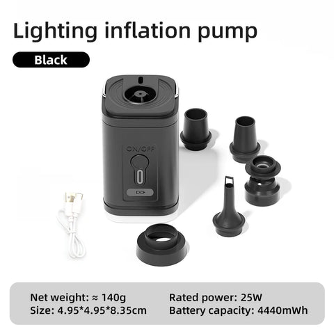 Portable Wireless Electric Air Pump for Inflatable Beds, Cushions, and More
