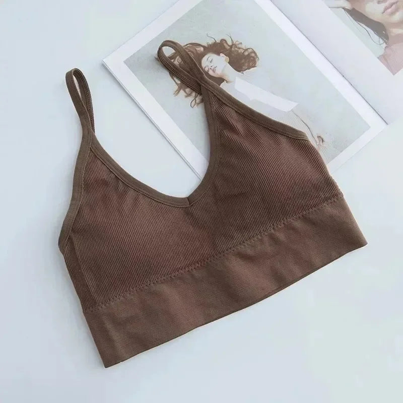 Seamless Women Push Up Bra with Beautiful Back - Fitness Bralette for Every Occasion