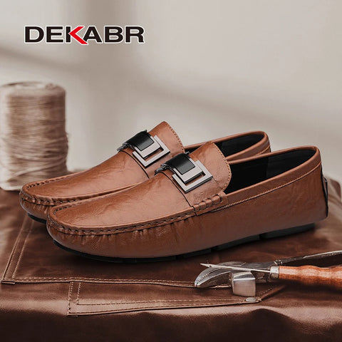 DEKABR Herenmode Loafers - Comfortabele Instappers