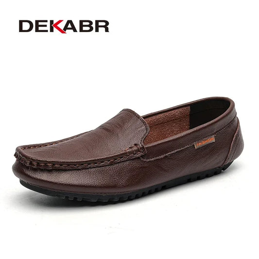 DEKABR Herren-Loafer aus echtem Leder – lässig und bequem 