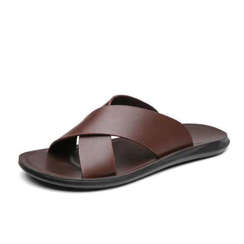 Men's Leather Summer Walking Sandals