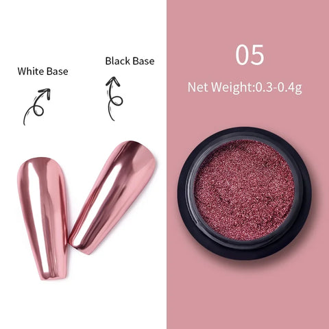 Superbright Metallic Glitter Powder for Nail Art