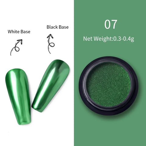 Superbright Metallic Glitter Powder for Nail Art