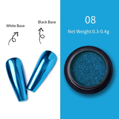 Superbright Metallic Glitter Powder for Nail Art