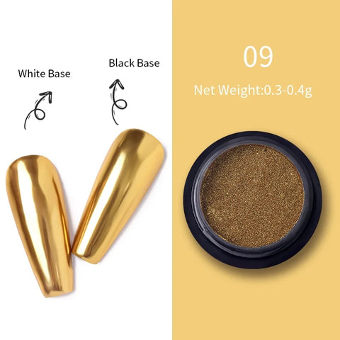 Superbright Metallic Glitter Powder for Nail Art